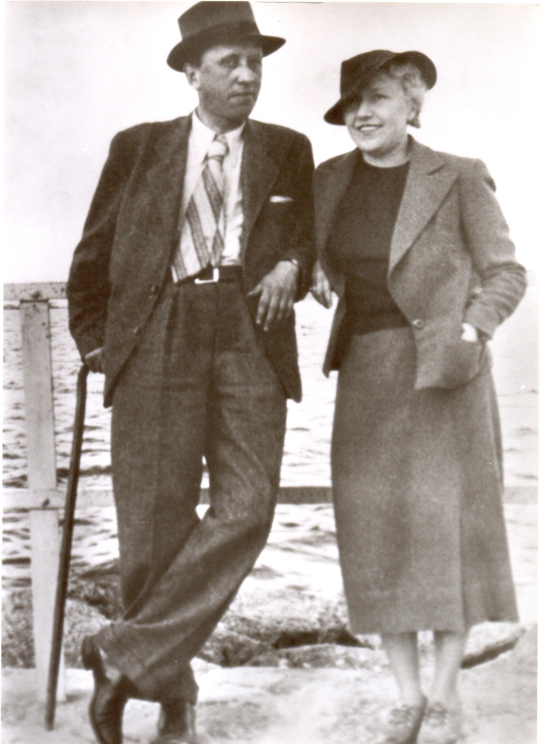 6_Karel Čapek a Olga Scheinpflugová na cestě po Skandinávii 1936_foto