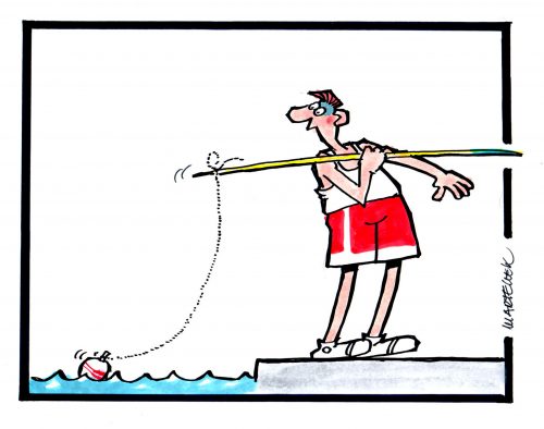 Sport v karikaturách v pražském Paláci YMCA